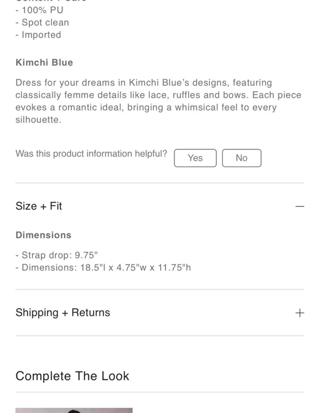 Kimchi Blue Boston Bow Faux Leather Hobo Bag